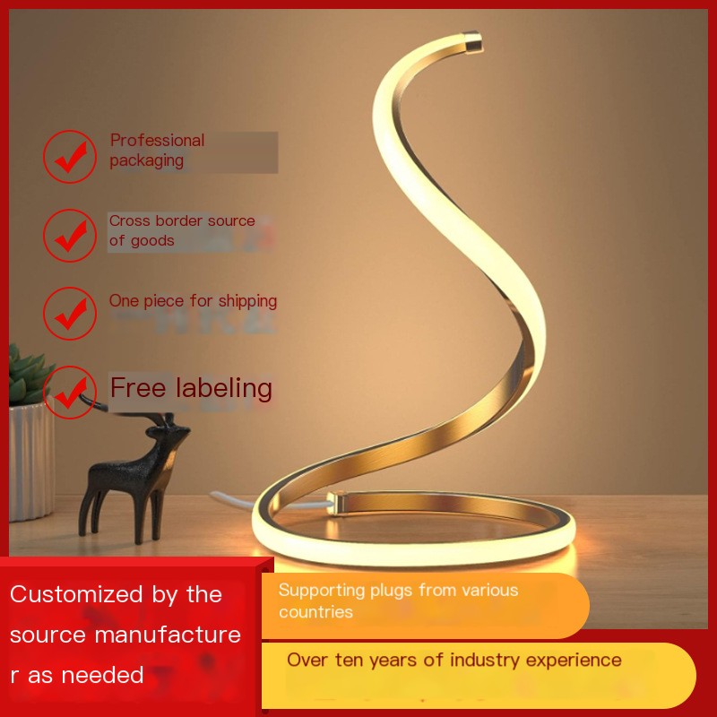 Lampe de table tactile LED nordique moderne pour la protection des yeux