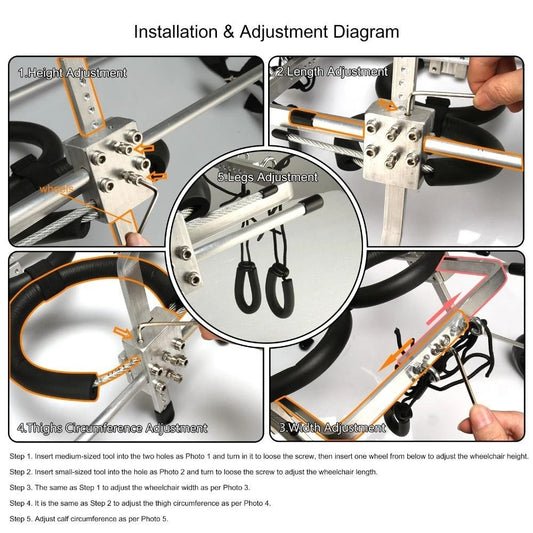 Dog Wheelchair for Rear Leg Paralysis - Pet Support