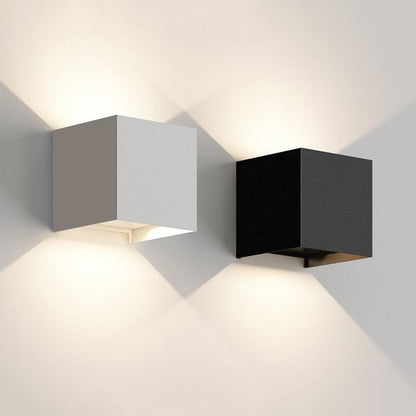 Creative Adjustable LED Square Wall Light for Outdoors