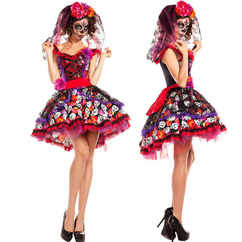 Skeleton Skirt Ghost Zombie Demon Outfit