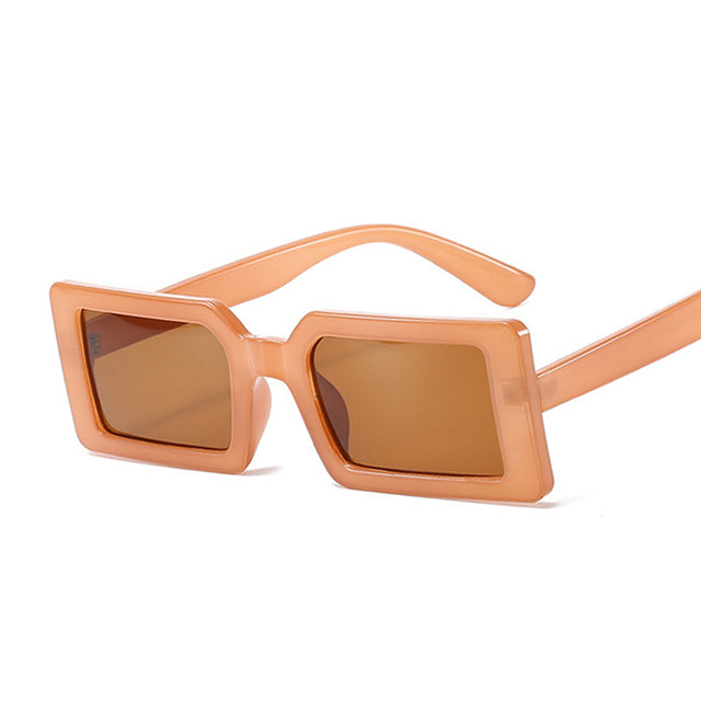Small Rectangular Retro Designer Women's Sunglasses