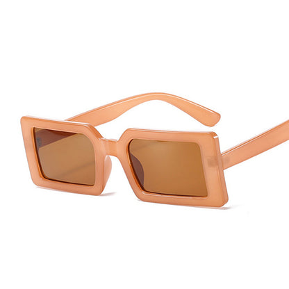 Small Rectangular Retro Designer Women's Sunglasses