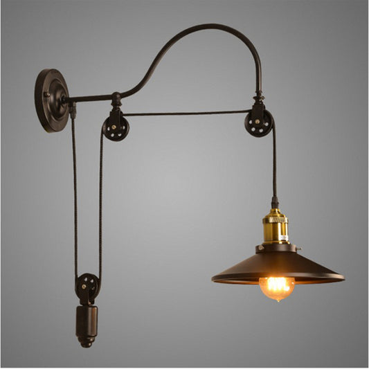 Applique murale industrielle vintage