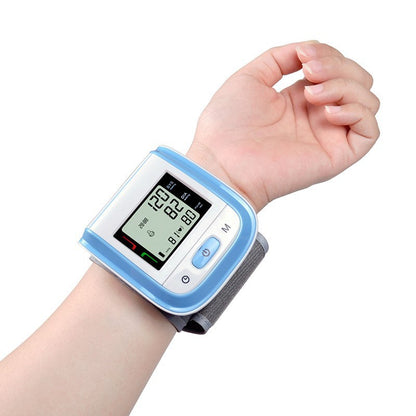 Automatic Wrist Blood Pressure Monitor for Home Use