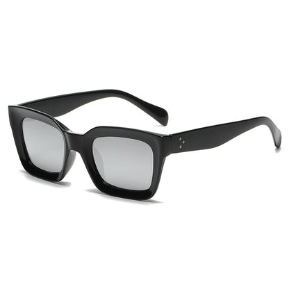 Lunettes de soleil tendance rétro à monture carrée pour l'extérieur