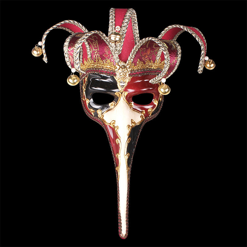 Halloween Party Long Nose Half Face Bell Mask (Wholesale)
