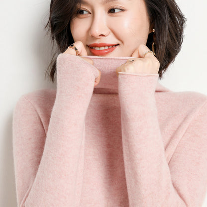 100% Cashmere Turtleneck Sweater for Women Fall 2020