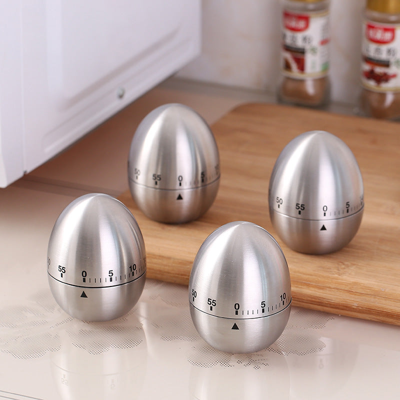 Stainless Steel Egg Timer - Kitchen Countdown Reminder