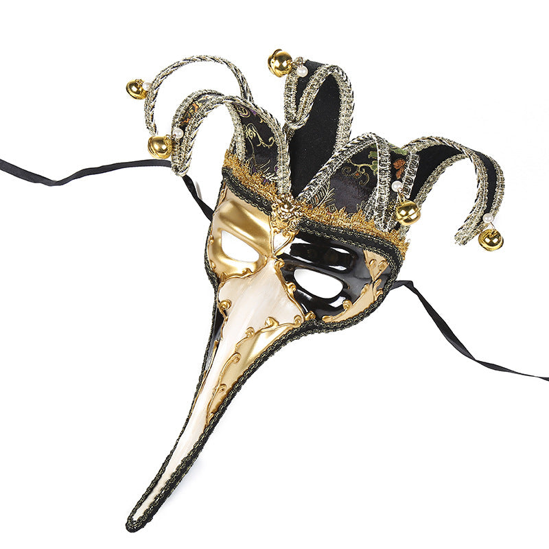Halloween Party Long Nose Half Face Bell Mask (Wholesale)