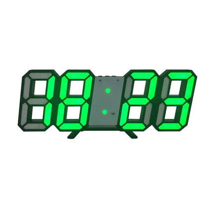 모던 3D LED 디지털 벽시계