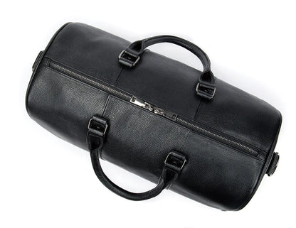 Genuine Leather Casual Travel Bag and Shoulder Tote