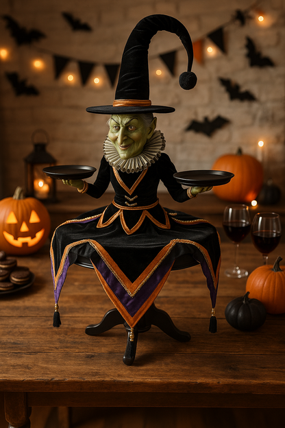 Halloween Witch Tiered Tray Table