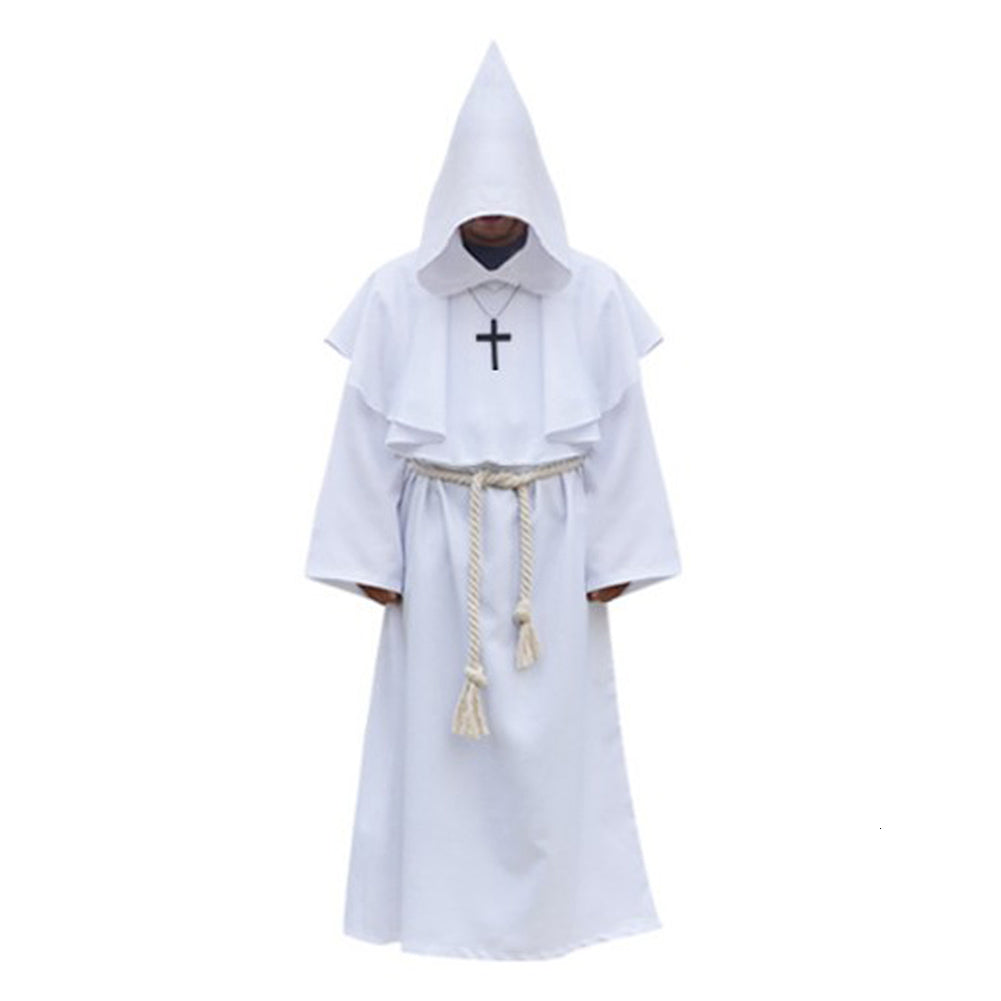 Medieval Priest Robe for Halloween Cosplay Costume