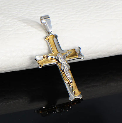 Cross Necklace, Jesus Christ Pendant Style Jewelry