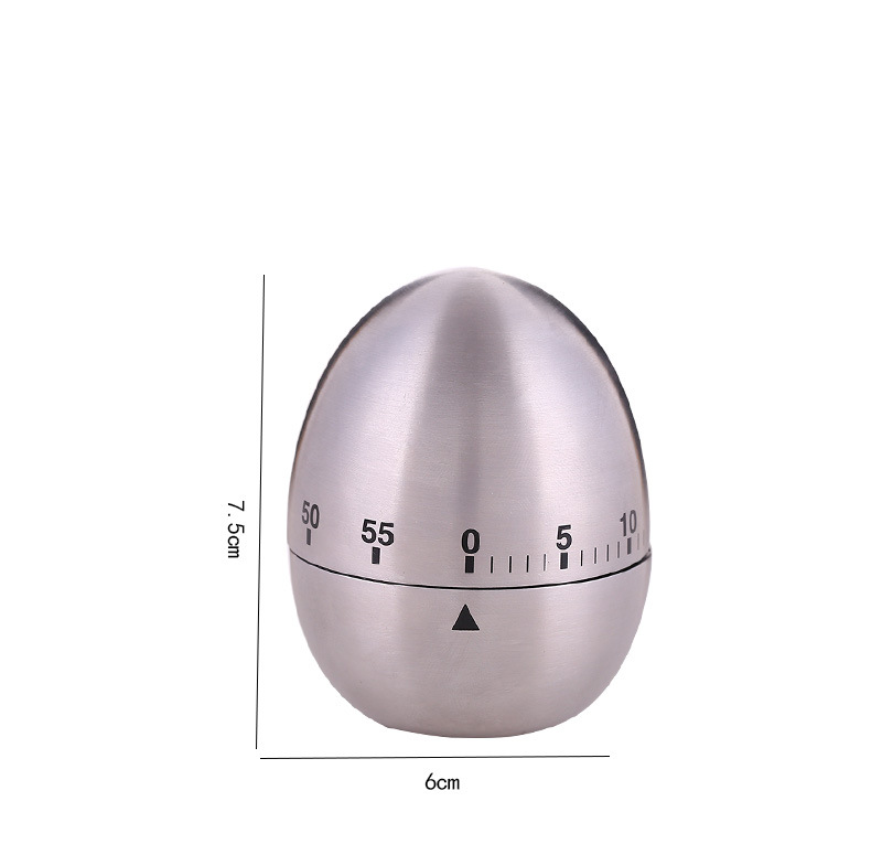 Stainless Steel Egg Timer - Kitchen Countdown Reminder