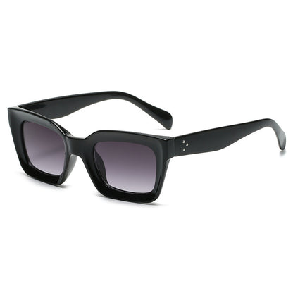 Lunettes de soleil tendance rétro à monture carrée pour l'extérieur