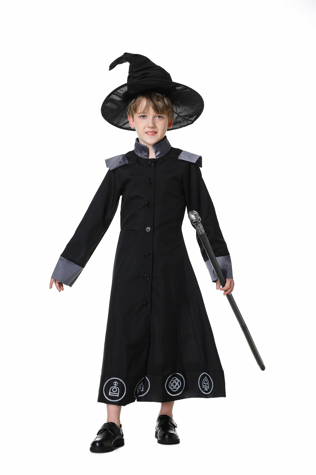 Halloween Witch Earl Wizard Masquerade Party Costume