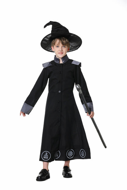 Halloween Witch Earl Wizard Masquerade Party Costume