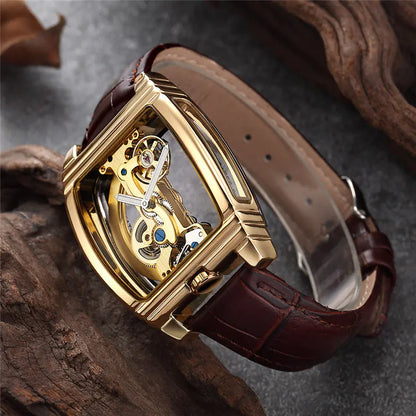 SHENHUA Fashion Dual-Sided Transparent Automatic Watch
