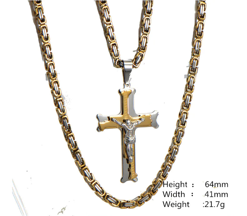 Cross Necklace, Jesus Christ Pendant Style Jewelry