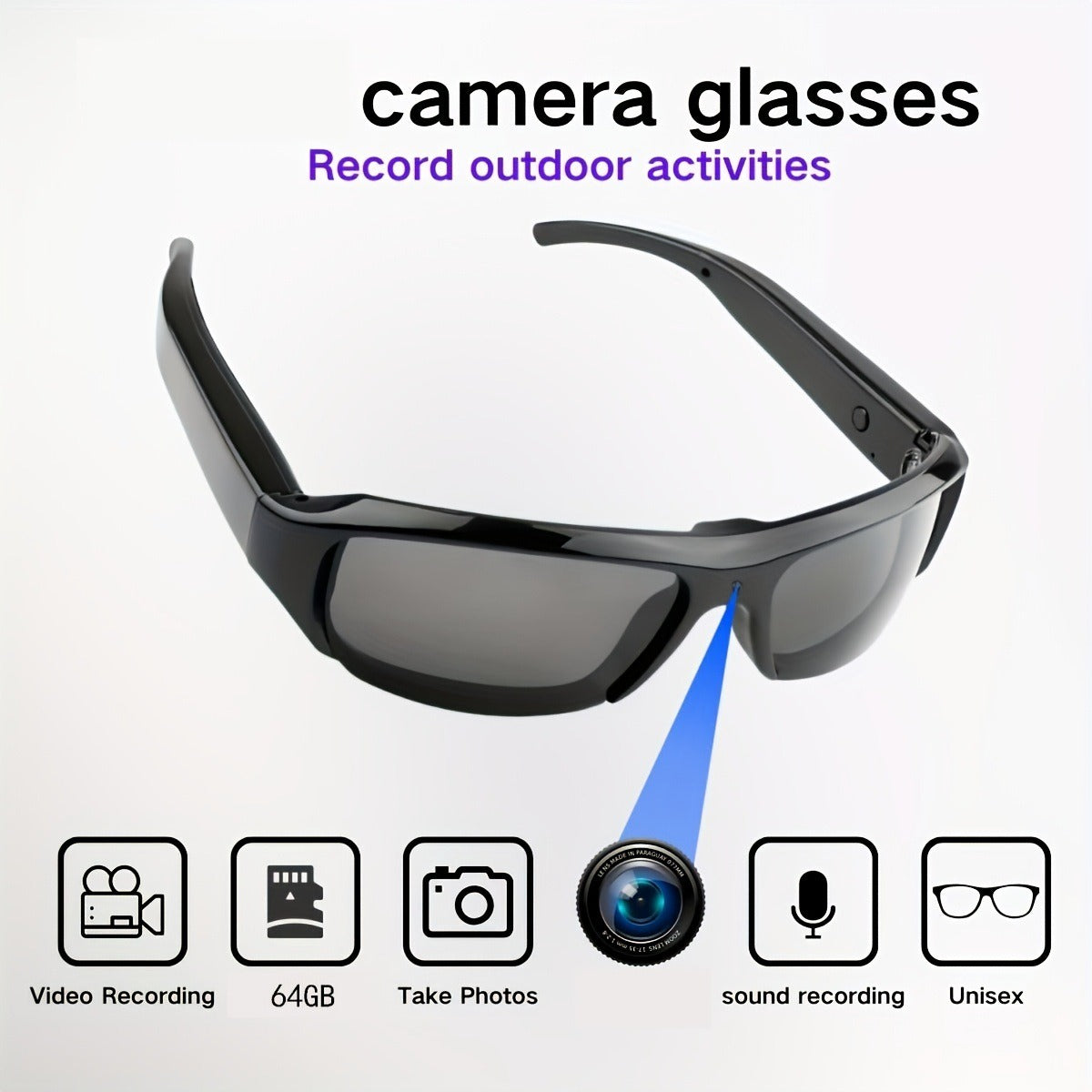 1080p HD Camera Glasses
