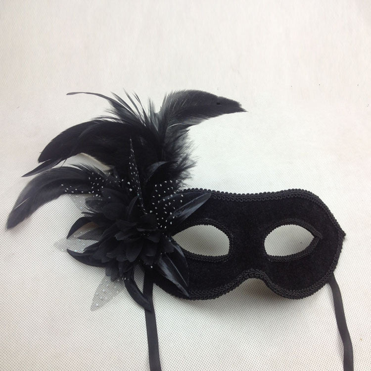 Fashion Feather Mask for Halloween and Party Events