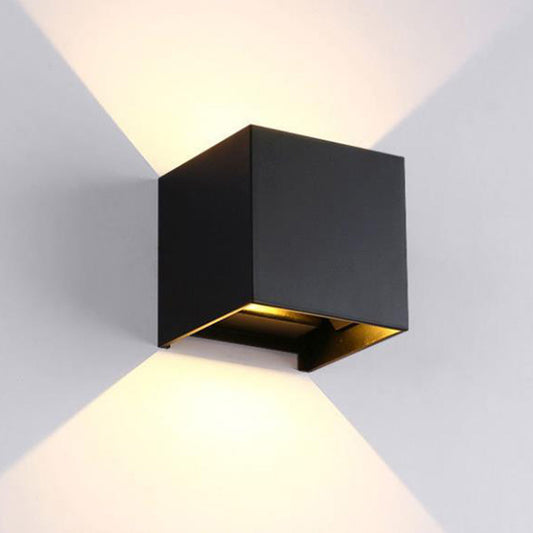 Creative Adjustable LED Square Wall Light for Outdoors