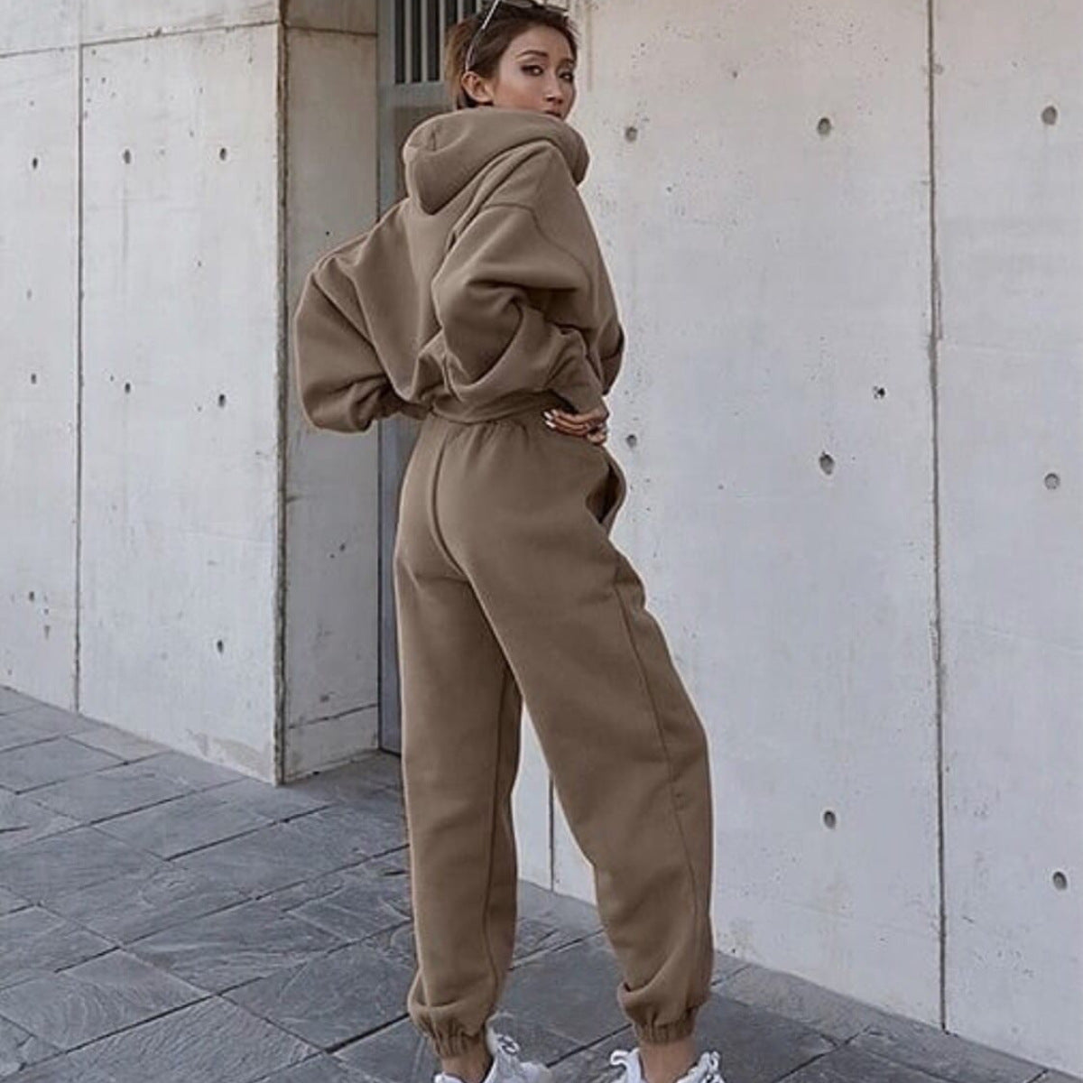 Women's Casual Hoodie and Tracksuit Set