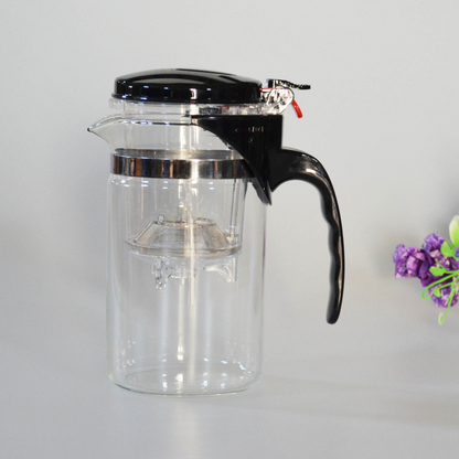 Tea Brewing Pot with Removable Filter and Tea Cups