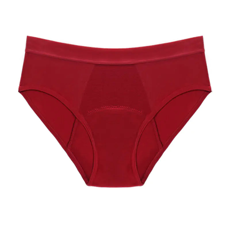 Culotte menstruelle taille plus sexy multicolore en fibre de bambou