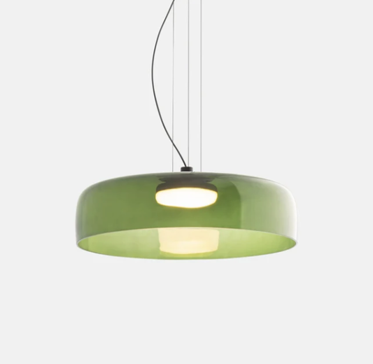 Suspension en verre style nordique (une pièce)