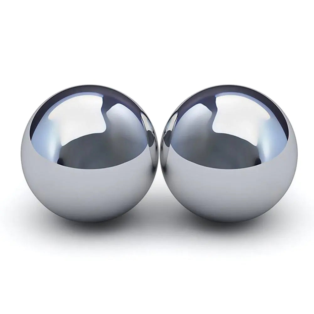 Boule de fitness creuse en acier inoxydable, Boule de main en acier