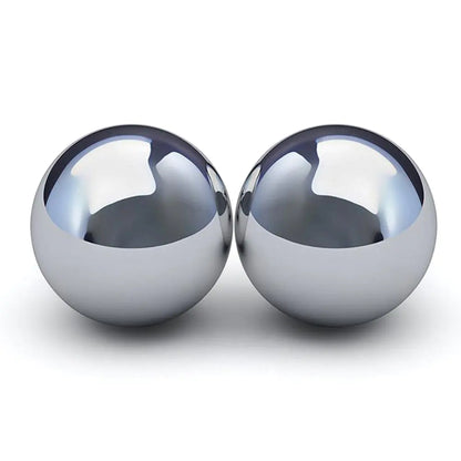 Boule de fitness creuse en acier inoxydable, Boule de main en acier