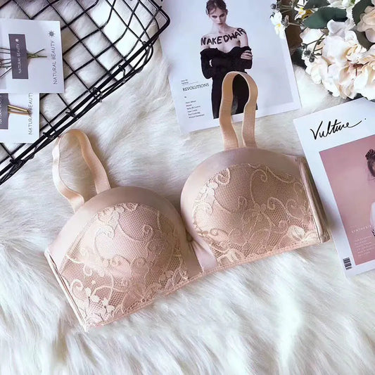 Invisible Strapless Bra for Wedding Dresses with Lace