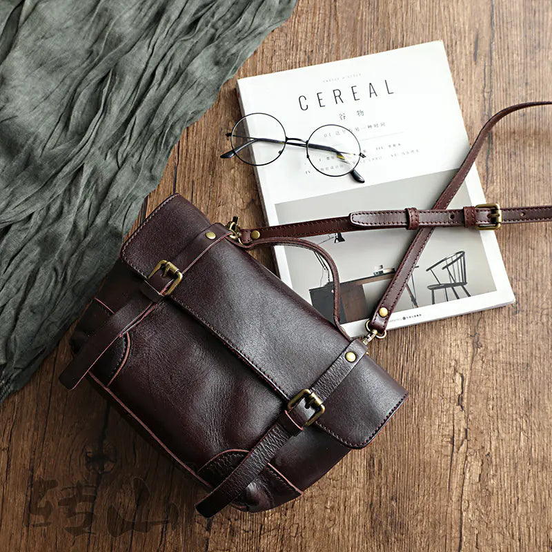 Handmade Vegetable Tanned Leather Bag for Women