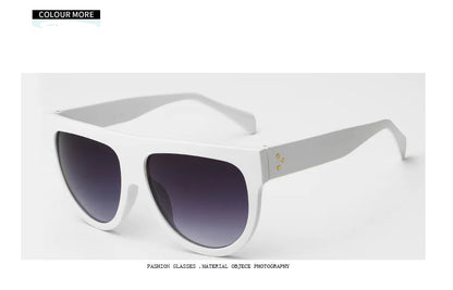 Sunglasses with Studded Design and Oversized Frames