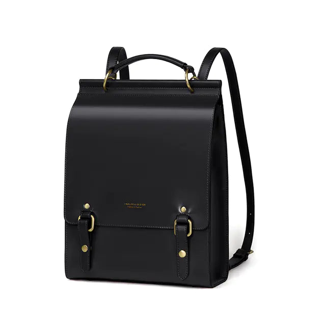 Cnoles Women's Vintage Leather Backpack Purse for Travel