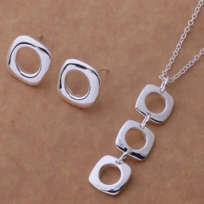 Rinxing Silver Fashion Jewelry Set