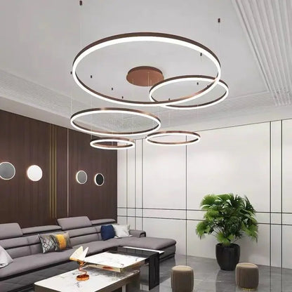 Modern Minimalist Chandelier - Creative Round Light