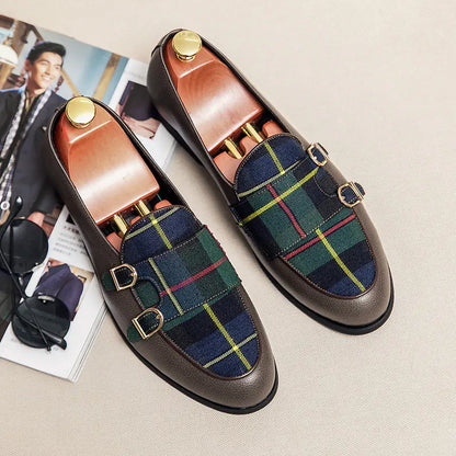 Men's Trendy Leather Hairstylist Shoes