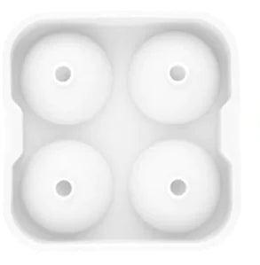 4-Cavity Silicone Ice Ball Maker Tray