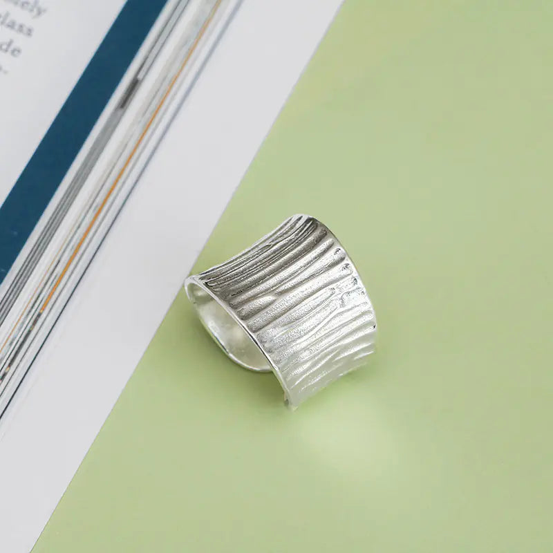 Artisan Silver Wide Band Ring
