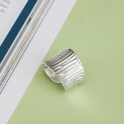 Artisan Silver Wide Band Ring