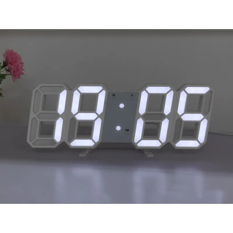 모던 3D LED 디지털 벽시계