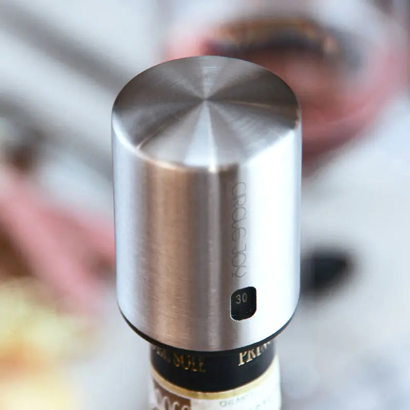 Bouchon à vide pour sceller les bouteilles de vin rouge