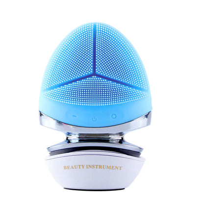 Nouveau dispositif de brosse nettoyante électrique en silicone pour le visage