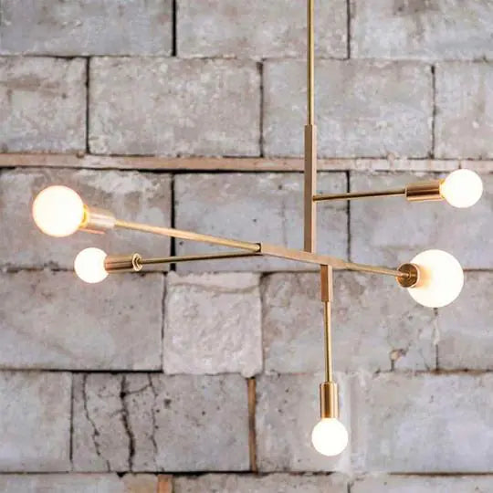 Modern Nordic Style Gold Pendant Light