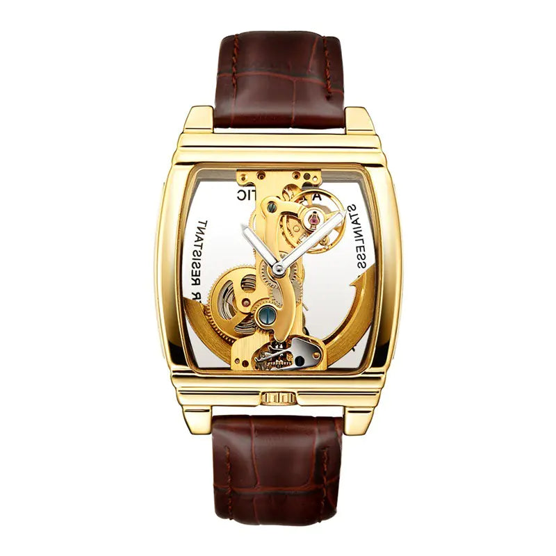 SHENHUA Fashion Dual-Sided Transparent Automatic Watch