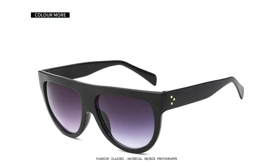 Sunglasses with Studded Design and Oversized Frames