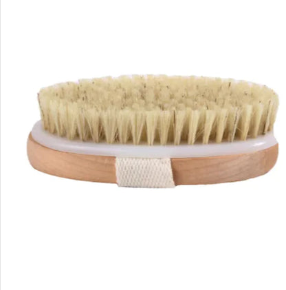 Brosse de bain à poils en bois